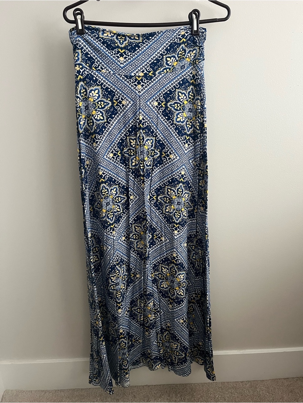 Renee C Paisley Maxi Skirt